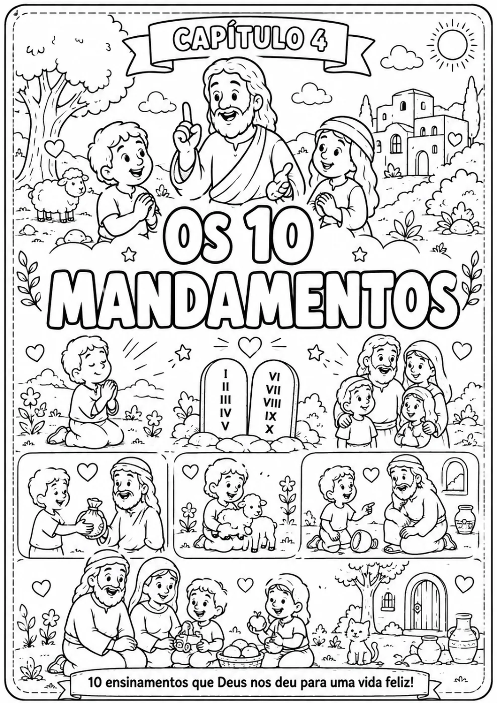 Abertura do capítulo Os Dez Mandamentos