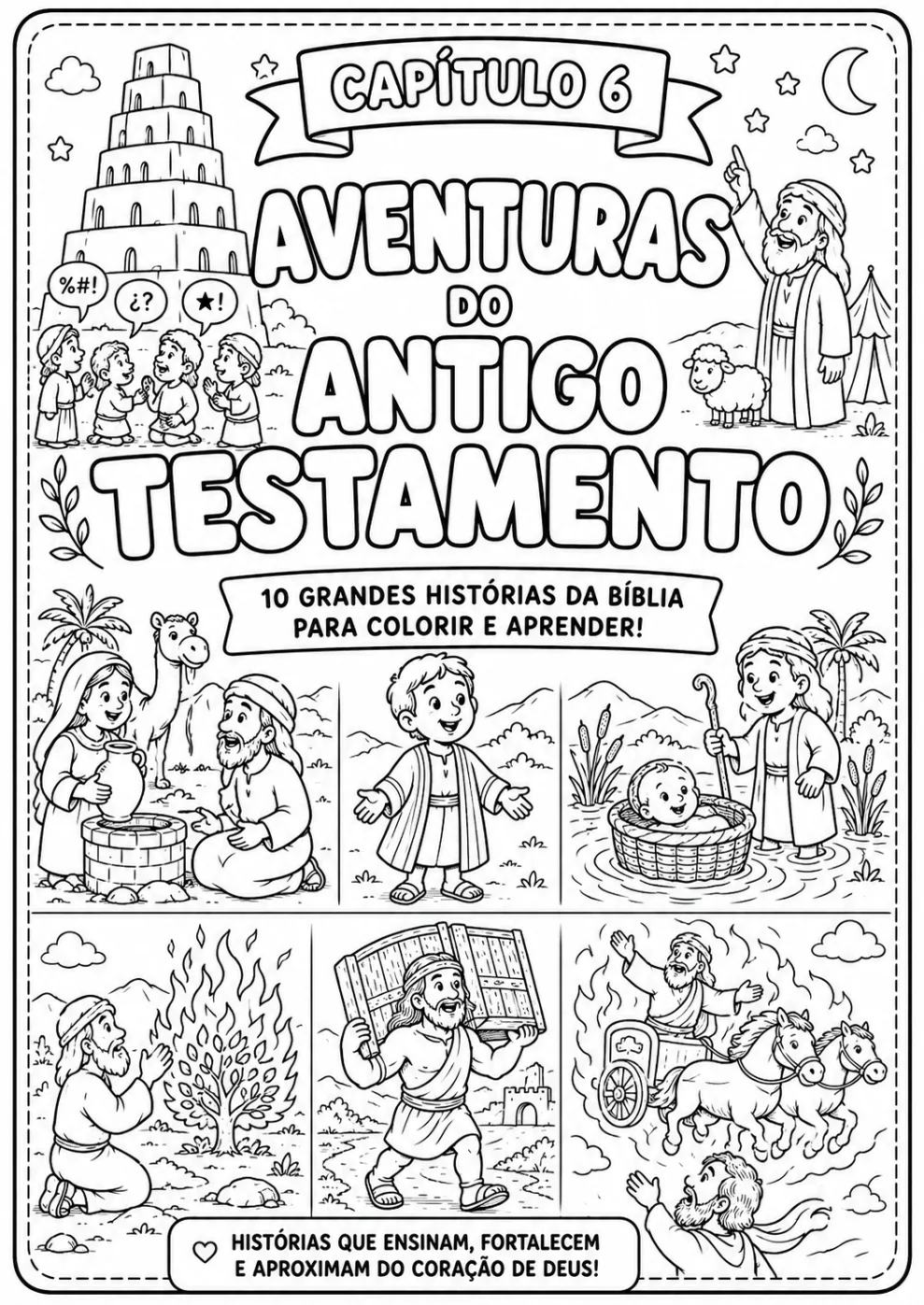 Abertura do capítulo Aventuras do Antigo Testamento